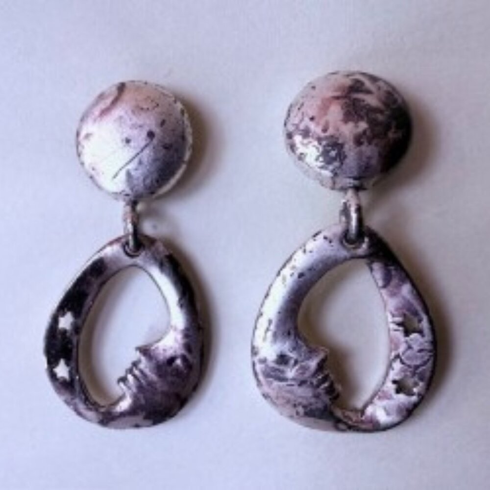 Vintage Moon & Stars Earrings